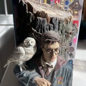 Harry Potter and Hedwig Bookends